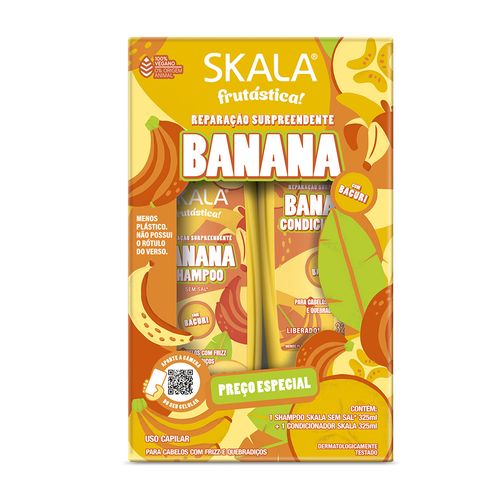 Kit frutastica banana (shampoo + enjuague) 325 ml