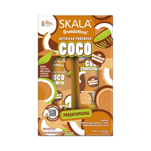 Kit frutastica coco (shampoo + enjuague) 325 ml