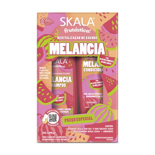 Kit frutastica melancia (shampoo + enjuague) 325 ml