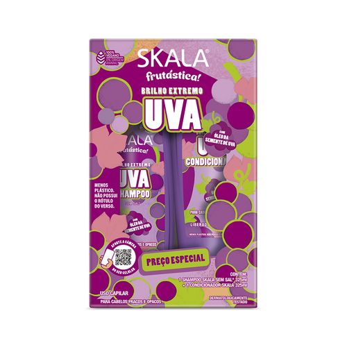 Kit frutastica uva (shampoo + enjuague) 325 ml