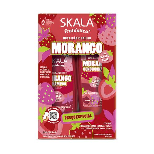 Kit frutastica morango (shampoo + enjuague) 325 ml