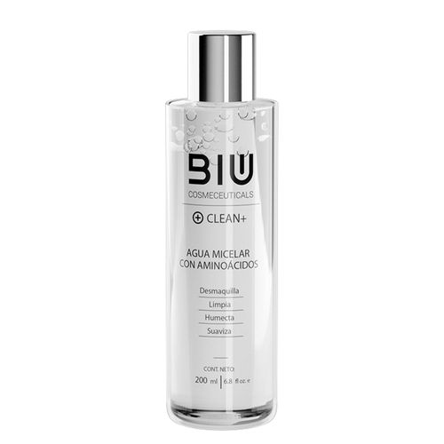 BIU AGUA MICELAR DESMAQUILLANTE CON AMINOÁCIDOS 200 ML