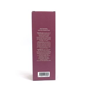 Leche de limpieza facial libre de parabenos 75 ml