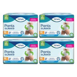 Combo ropa interior pants clásico M (4 paquetes de 16 unid c/u)