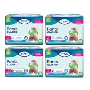 Combo ropa interior pants clásico L (4 paquetes de 16 unid c/u)