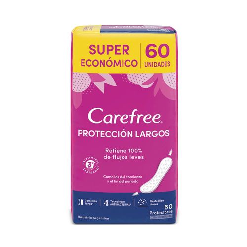 Protectores diarios Protección Largos (60 unidades)