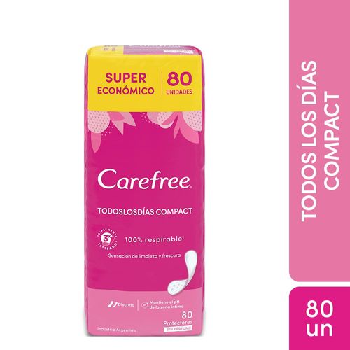 Protectores diarios Todos Los Días Compact (80 unidades)