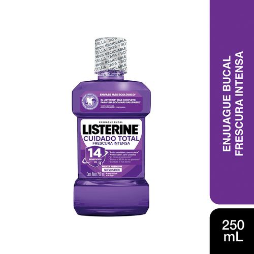 Enjuague bucal  Cuidado Total Frescura Intensa 250 ml