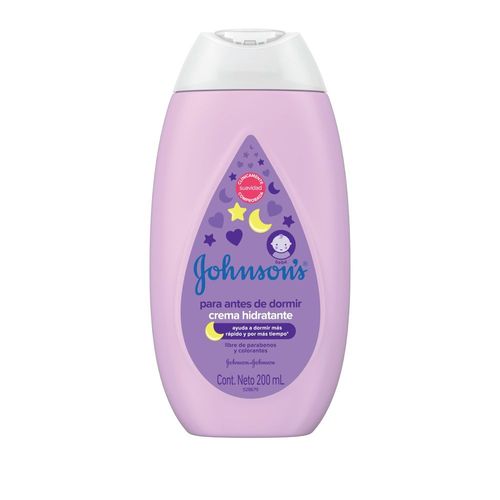 Crema hidratante para bebé para antes de Dormir  200 ml