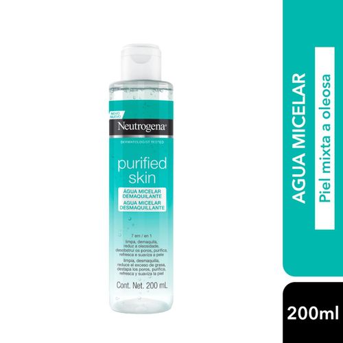 Agua micelar Purified Skin 7 en 1 200 ml