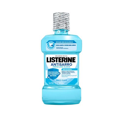Enjuague bucal antisarro Frescura suave sin alcohol 250 ml
