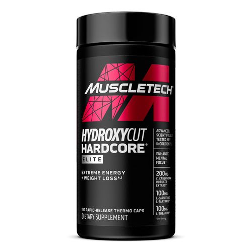 Hydroxycut hardcore elite quemador de grasa (110 cápsulas)