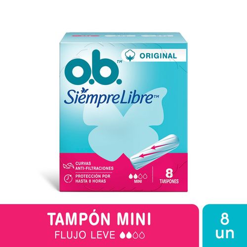 Tampones Ob Mini (8 unidades)