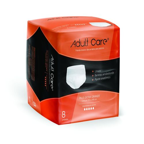 Ropa interior adult care XG (8 unidades)