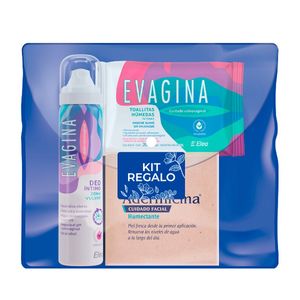 Kit viaje: toallitas húmeadas íntimas + deo íntimo + crema humectante