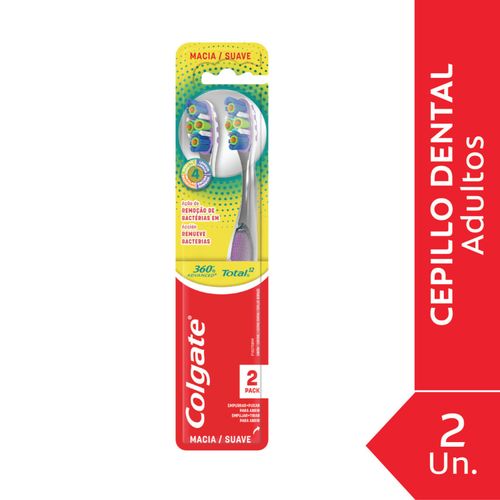 Cepillo dental 360° advanced total 12 (2 unidades)