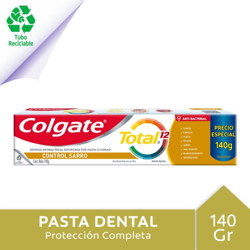 Pasta dental Total 12 control sarro 140 gr