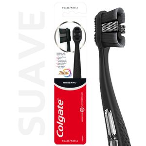 Cepillo de dientes Total whitening suave (2 unidades)