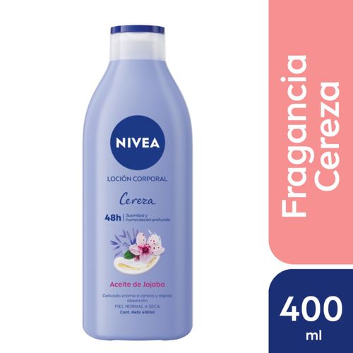 Loción corporal cereza y aceite de jojoba 400 ml