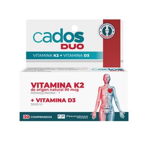 Vitamina k2 de origen natural + Vit d3 (30 comprimidos)