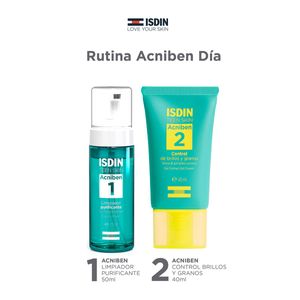 Pack gel acniben rutina dia + limpiador purificante