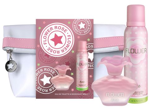 Necesser flower rose (edp 40 ml + deo)