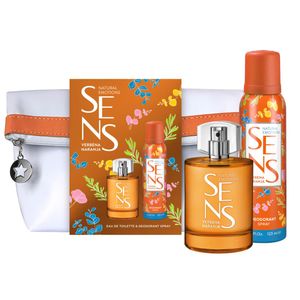 Necesser verbena naranja (edt 50 ml + deo)