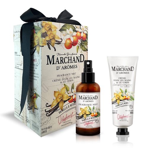 Cubo duo rosas vainilla & neroli (edp + crema de manos y cuerpo)