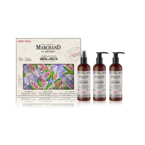 Cofre trio toilette santal & violeta