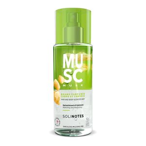 Bruma corporal refrescante e hidratante musk  250 ml
