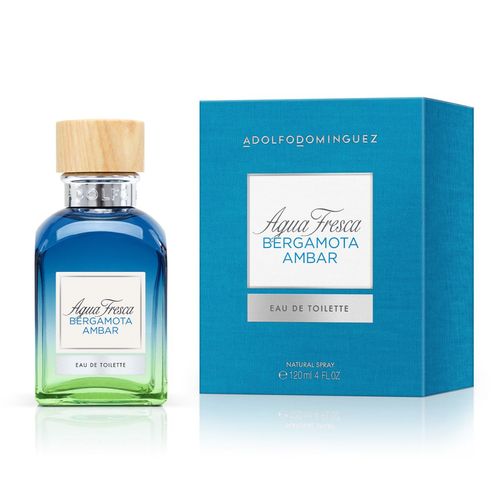 Fragancia agua fresca bergamota ambar edt for men 120 ml