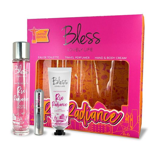 Box rio radiance (edt + perfumero + crema corporal)