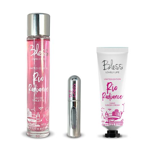 Box rio radiance (edt + perfumero + crema corporal)