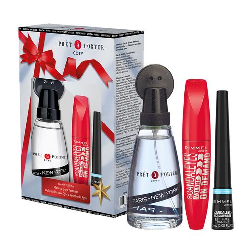 Set natural spray vaporisateur + mascara scandaleyes + delineador glam eyes