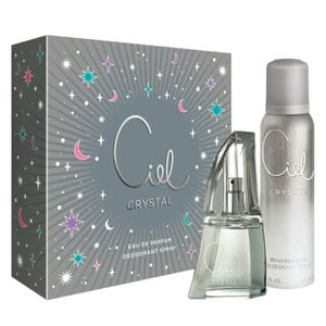 Cofre libro crystal (edt 50 ml + deo 123 ml)