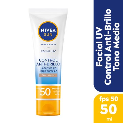 Protector solar facial control anti-brillo fps 50 50 ml