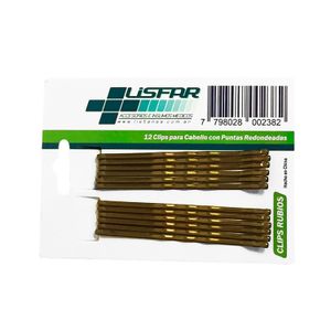 Clips cortos rubios (72 unidades)