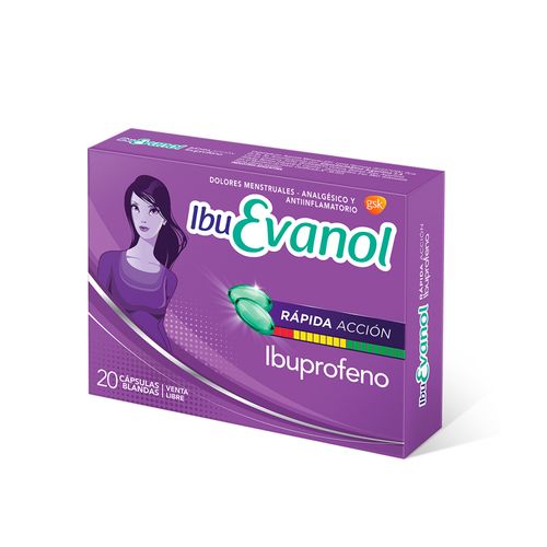 Ibu evanol rápida acción 200 mg