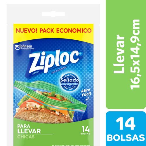 Bolsas herméticas para llevar chica 14un