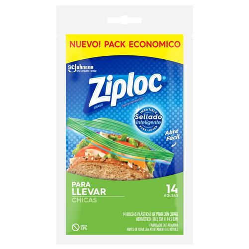 Bolsas herméticas para llevar chica 14un