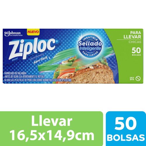 Bolsas herméticas para llevar chica 50un