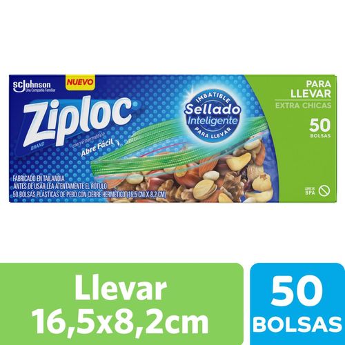 Bolsas herméticas para llevar extra chicas 50un
