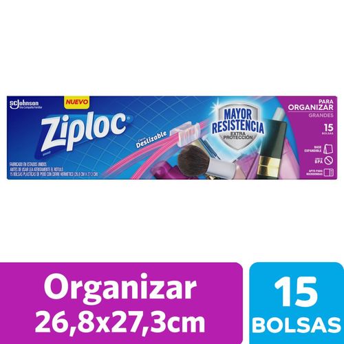 Bolsas herméticas para organizar grandes 15un