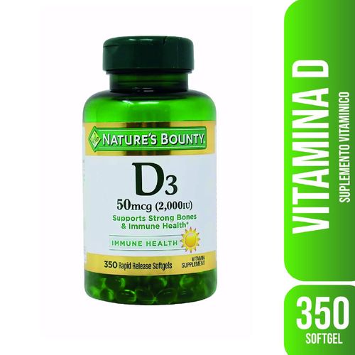 Vitamina D 2000 350 capsulas