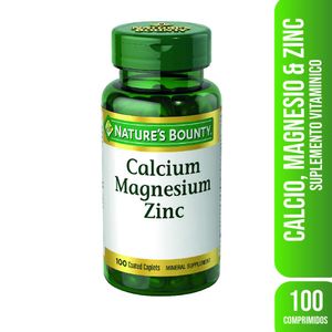 Calcium magnesium zinc (100 capsulas)