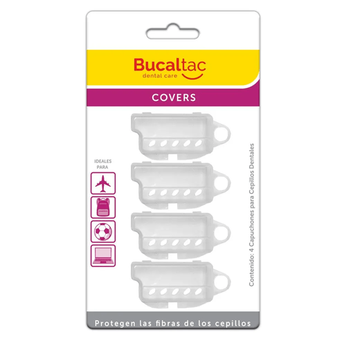 Capuchones para cepillos dentales (4 unidades)