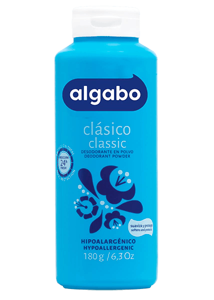 Desodorante en polvo clásico celeste 180 gr