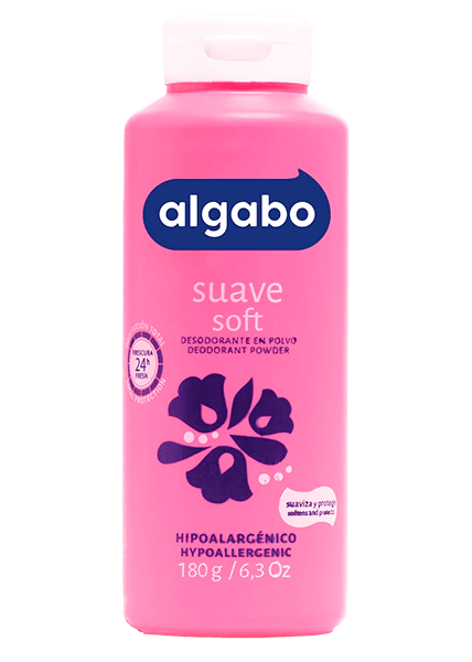 Desodorante en polvo suave rosa 180 gr