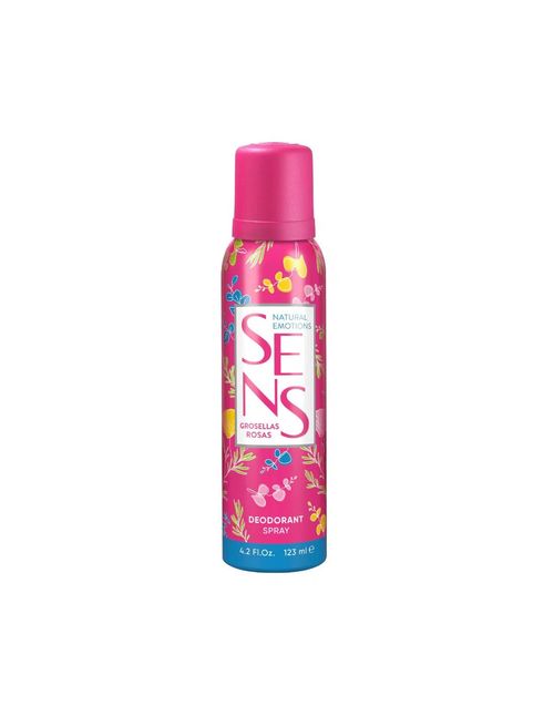 Desodorante en aerosol grosellas rosa 123 ml
