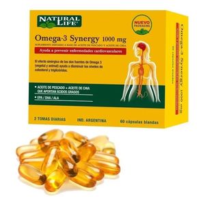 Omega 3 synergy 60 capsulas